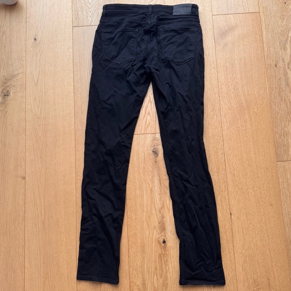 PAIGE LENNOX BLACK SHADOW SLIM JEANS - 30 - Picture 4 of 14